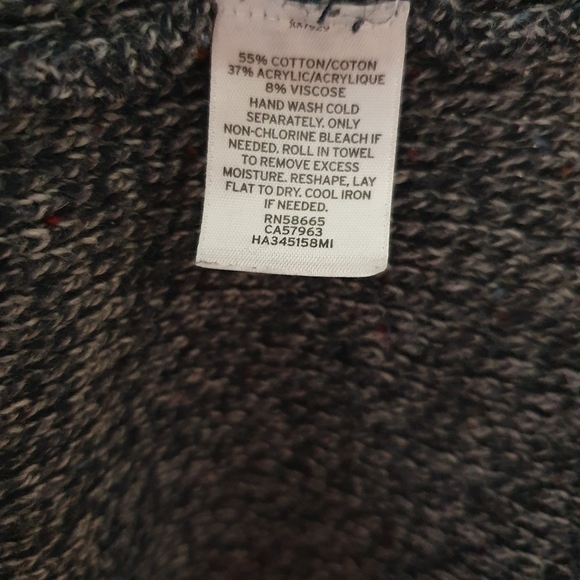 Halogen Mock Neck Knit Sweater with Pocket Size L - Picture 6 of 8